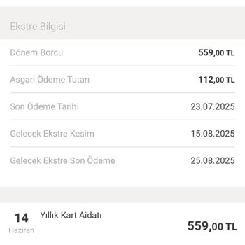 Düşük Limitli Kredi Kartıma Yüksek Yıllık Aidat Kesilmesi