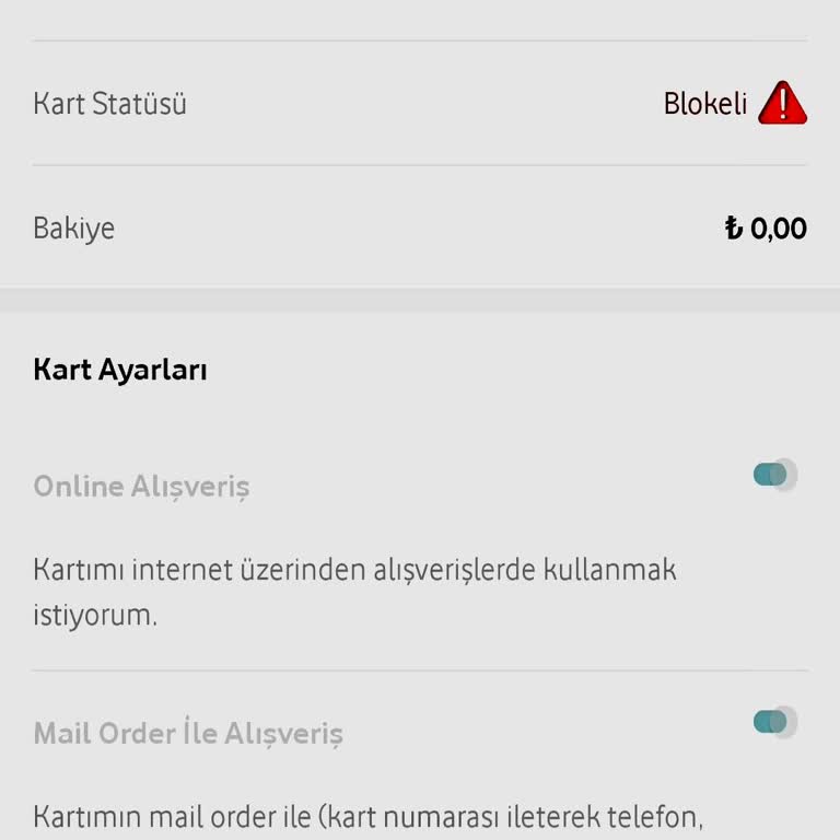 Vodafone Pay Kartım Haksız Yere Kapandı, Gerekçe Sunulmuyor