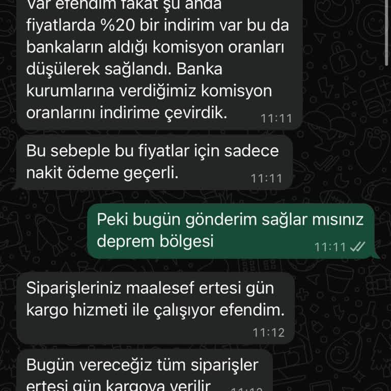 Sipariş Sonrası İletişim Sorunu Ve Ücret İadesi Problemi