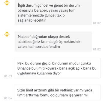 Binancetr'de Haksız Kripto Para Çekim Limiti Sorunu