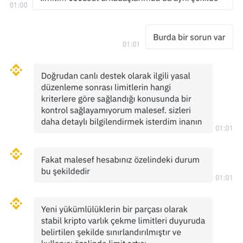 Binancetr'de Haksız Kripto Para Çekim Limiti Sorunu