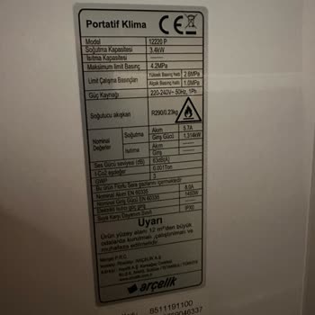 Portatif Klima Sıcak Hava Borusu Perdemi Eritti, Yangın Tehlikesi Yaşadım