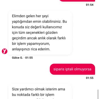 Yanlış Sipariş Ve İptal Sürecinde Yaşanan Mağduriyet