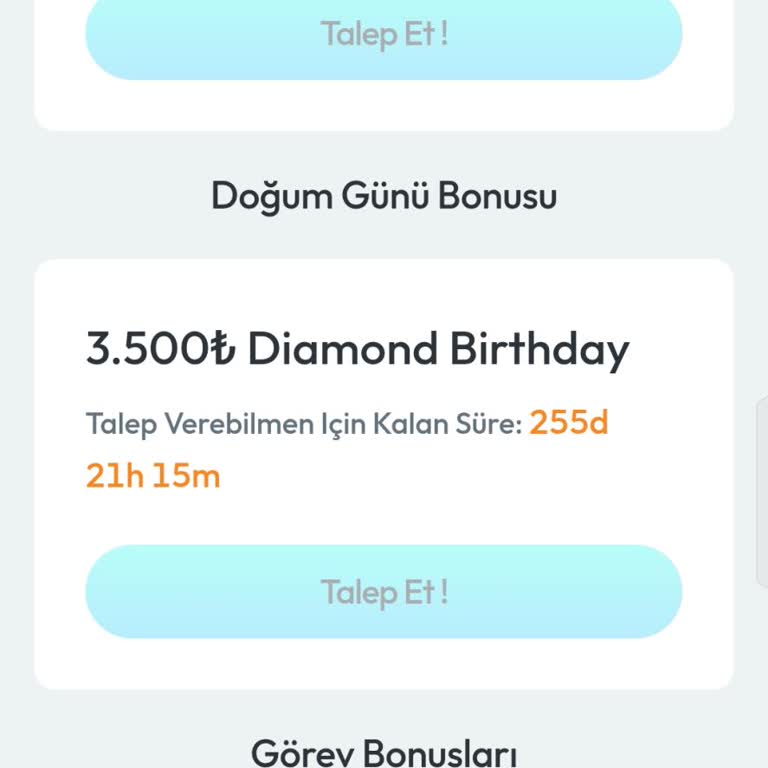 Zlot Vip Müşterilere Doğum Günü Bonusu Hakkı Sağlanmıyor