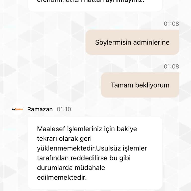 Bycasino Hesabımdaki Paranın Haksız Yere Bloke Edilmesi Ve Ödeme Yapılmaması