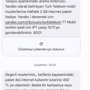 Bilgilendirme Mesajı Gelmediği İçin Yüksek Fatura Mağduriyeti Yaşadım