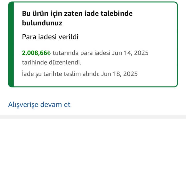 Kusurlu Ürün İadesi Sonrası Para İadem Yapılmadı, Müşteri Hizmetlerine Ulaşamıyorum