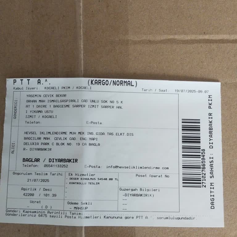 PTT Kargo Kargomu Teslim Etmiyor, İade De Yapmıyor!