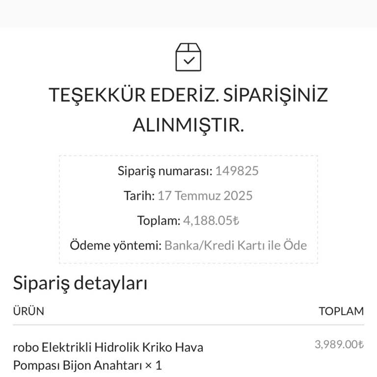 Stokta Görünen Ürün Gönderilmedi, Para İadesi Yapıldı