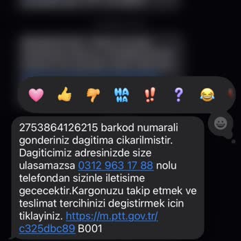 PTT Kargom Adresime Teslim Edilmedi Mağduriyetim Giderilmiyor