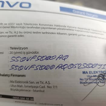 Onvo TV Ekranında Artan Çizgi Ve Müşteri Hizmetlerine Ulaşamama Sorunu