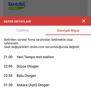 Kamil Koç'ta Sebepsiz Gecikmeli Yolculuk Deneyimi