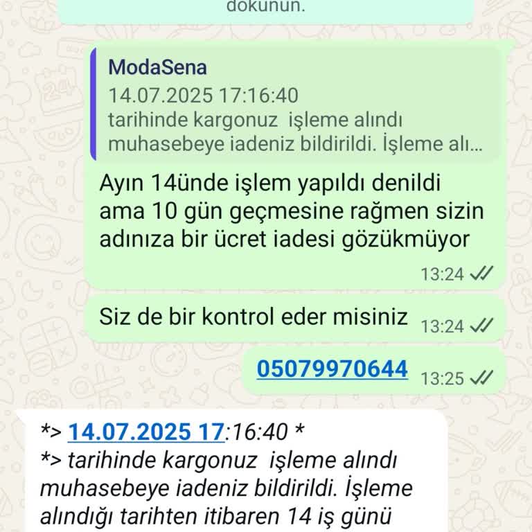 İade Sürecinde Gecikme Ve Bilgilendirme Eksikliği Nedeniyle Mağduriyet Yaşıyorum