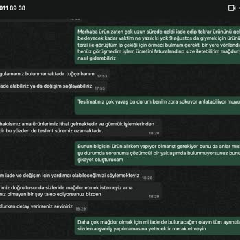 Geciken Ve Kusurlu Ürün, Yetersiz Çözüm Sunumu