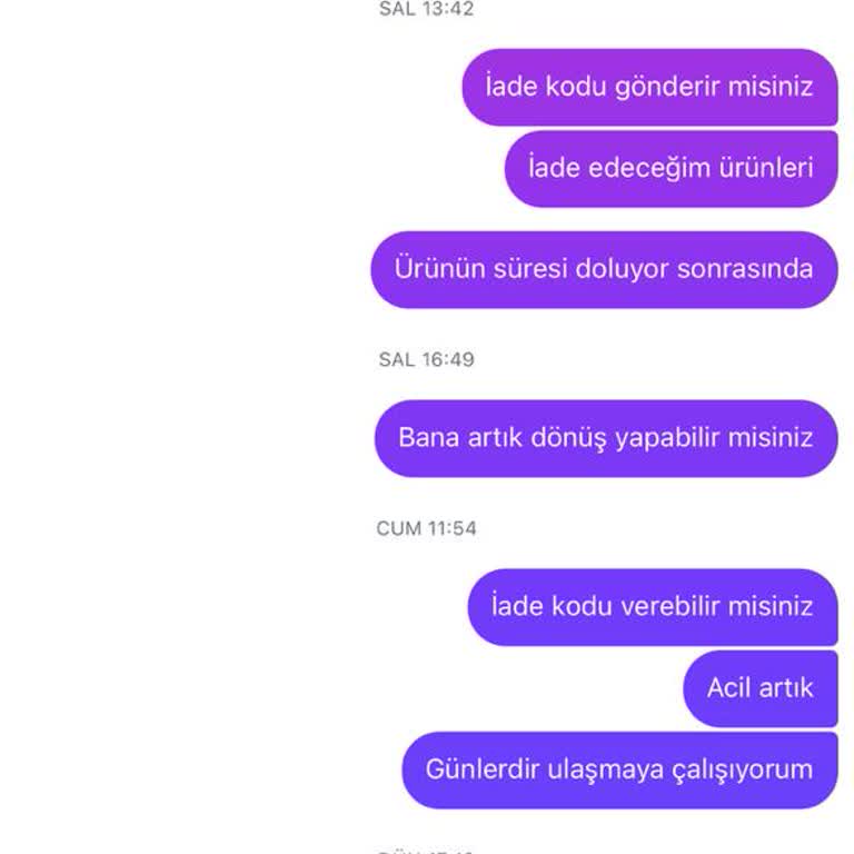 İade Talebime Yanıt Alamıyorum, Firma İletişim Kurmuyor