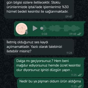 Teslim Edilmeyen Ürün İçin Haksız Kesinti Ve Mağduriyet