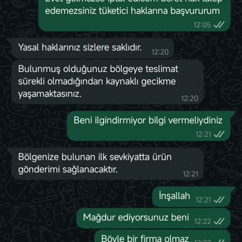 Teslim Edilmeyen Ürün İçin Haksız Kesinti Ve Mağduriyet