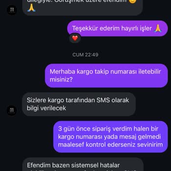 Siparişim Bir Haftadır Kargoya Verilmedi Firma Güven Vermiyor