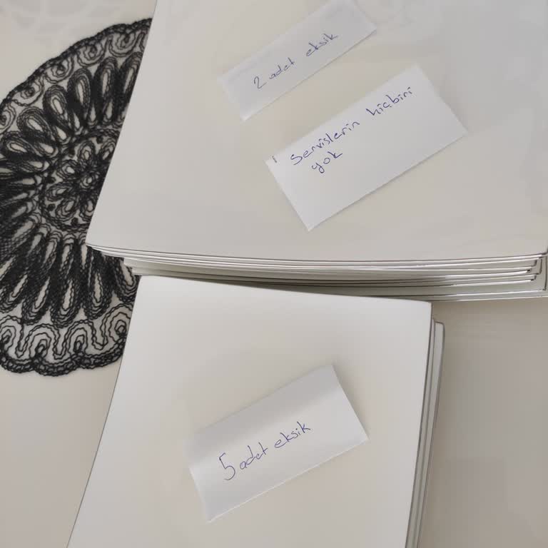 Aldığım Yemek Takımı Defolu Ve Eksik, Mağduriyetim Giderilmiyor