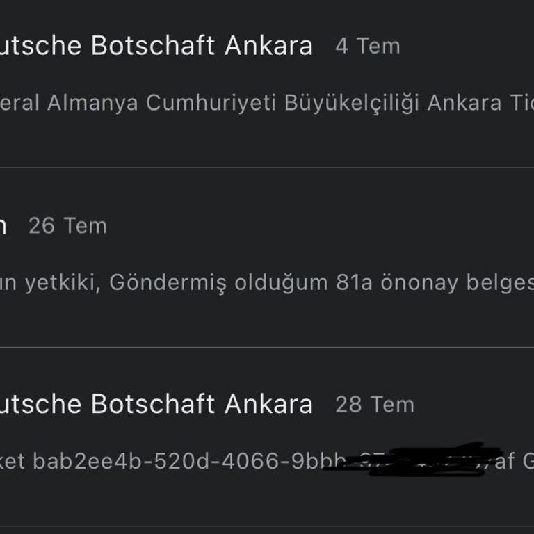 Konsolosluktan Randevu Bilgisi Alamadan Hak Kaybı Yaşadım