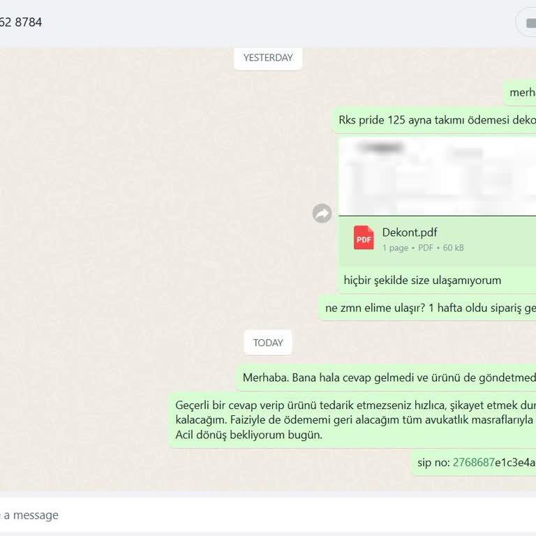 Aldığım Üründen Haber Yok, Muhatap Bulamıyorum!