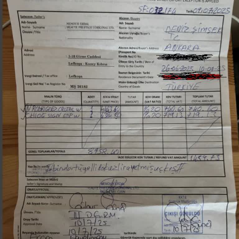 Tax Free İadem Yapılmadı, Müşteri Hizmetleri Ve Muhasebe Yanıt Vermiyor