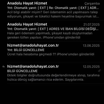 İki Aydır Bekleyen Bireysel Emeklilik Geri Ödemesi Ve Yetersiz Müşteri Hizmeti