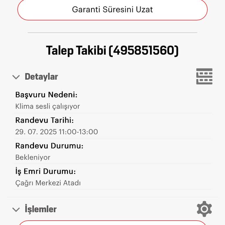 Servis Randevularına Uyulmuyor, Mağduriyetim Giderilmiyor