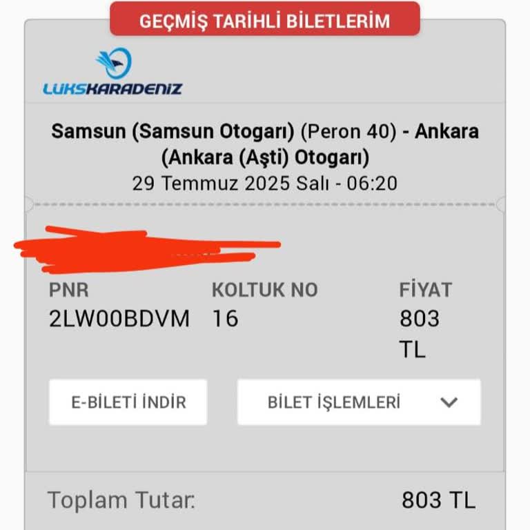 Lüks Karadeniz İle Gecikmeli Ve İlgisiz Yolculukta Mağduriyet Yaşadım