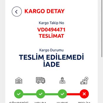 Vivense Eksik Ve Gecikmeli Teslimat Sonrası İade Sorunu!