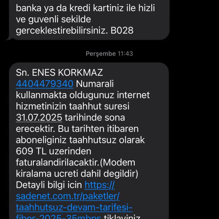 İnternet İptali İçin Ulaşılamayan Müşteri Hizmetleri Ve Belirsiz Süreç