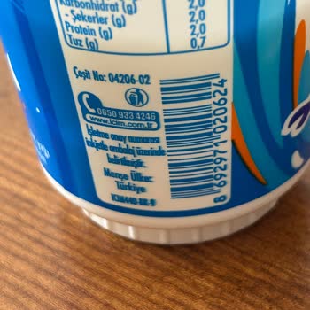 İçim Ayranında Yosun Benzeri Yabancı Madde Şoku