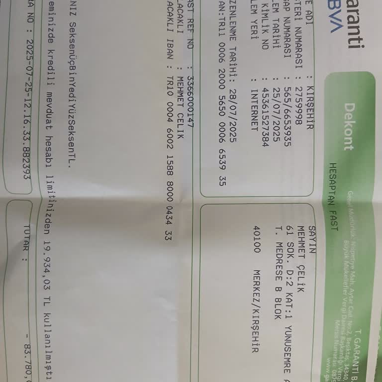 Bilgim Dışında Çekilen Paralar İçin Ücret İadesi Talebim