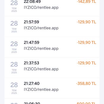 Rentlee Araç Kiralama Uygulamasında Haksız Ücret Kesintisi Ve İade Sorunu