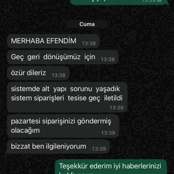 9 Gündür Teslim Edilmeyen Balık Siparişi Ve İletişimsizlik Mağduriyeti