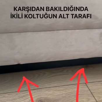 Tepe Home Salon Takımım Yamuk Ve Yırtık Geldi Mağdur Olduk