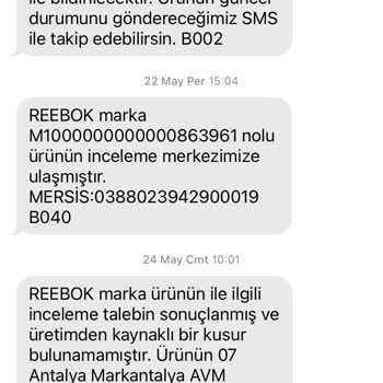 Reebok Ayakkabıda Kısa Sürede Deformasyon Ve İade Sorunu