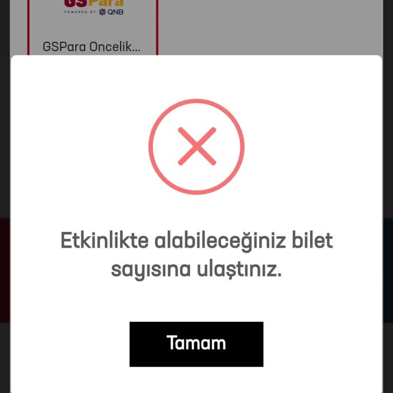 GS Para Üyeliğiyle Bilet Alamama Ve Yetersiz Müşteri Hizmeti