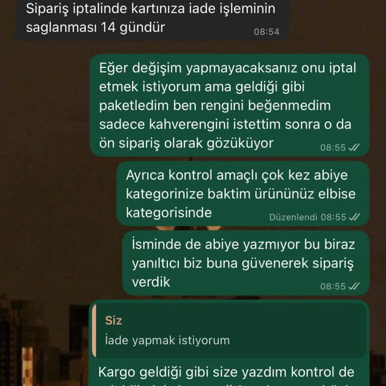Yasal İade Hakkım Engellendi, Mağdur Edildim