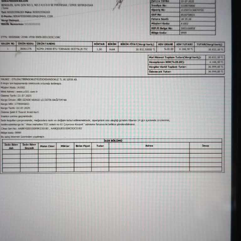 Klimamın Kurulumu İçin Servis Bulamıyorum, Mağduriyetim Giderilmiyor