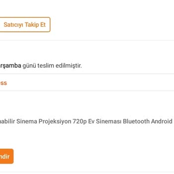 Yeni Alınan Projeksiyon Cihazında Kırılan Parça Ve Yüksek Onarım Ücreti Mağduriyeti