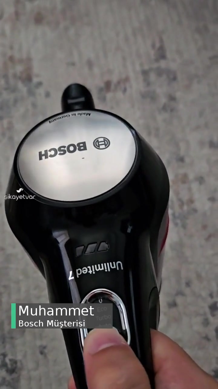 Bosch Elektrikli Süpürge Kronik Arızası videonun kapak resmi