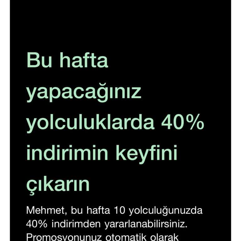 Uber İndirimi Uygulanmadı Ve Fazla Ücret Alındı
