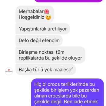 Defolu Ve Replika Crocs Terlikler, İade Talebim Reddedildi