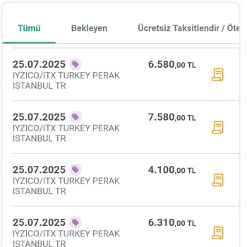 Kuveyt Türk Bilgim Dışında Harcama Yapılması