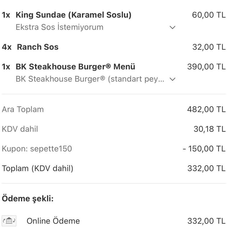 Burger King Menüsünden Zehirlenme Sonrası Hastanelik Oldum