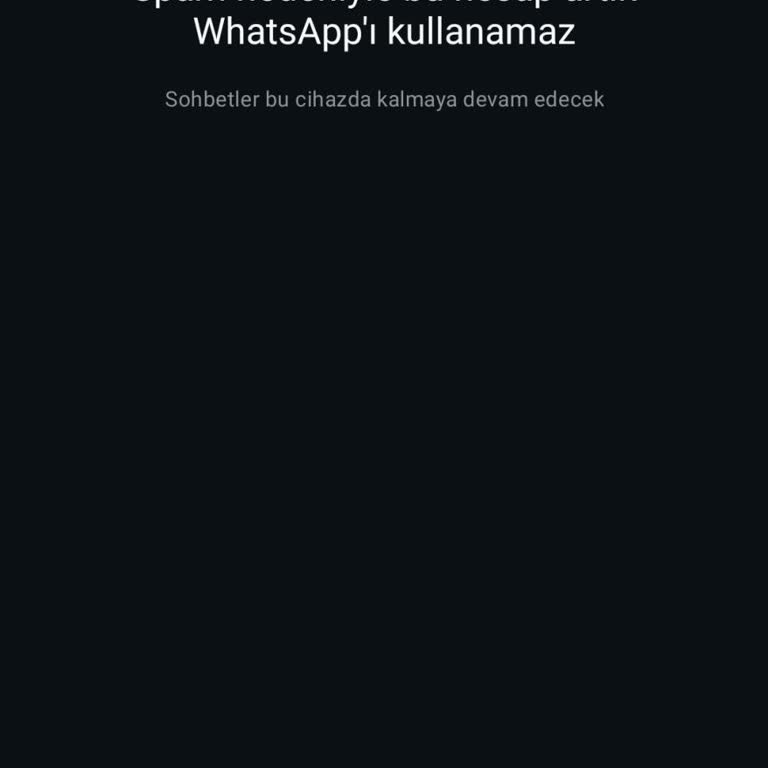 WhatsApp Hesabım Haksız Yere Kapatıldı, İşlerim Aksıyor