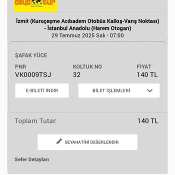 Asya Tur'dan Aldığım Biletle Sefer Gerçekleşmedi, Mağdur Edildim