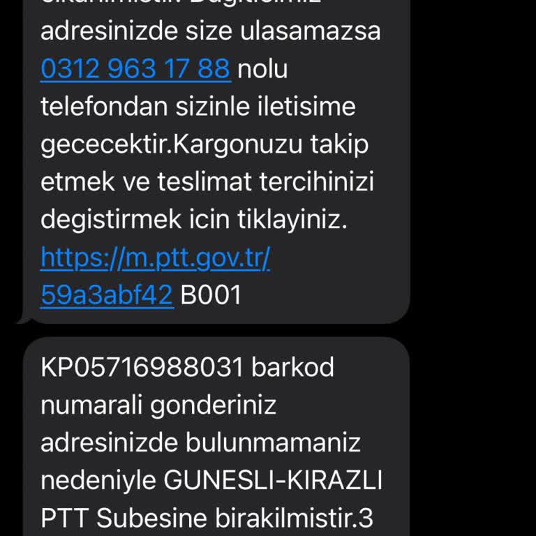 Teslimat Talimatı Göz Ardı Edildi, Kargom Şubede Bekletiliyor