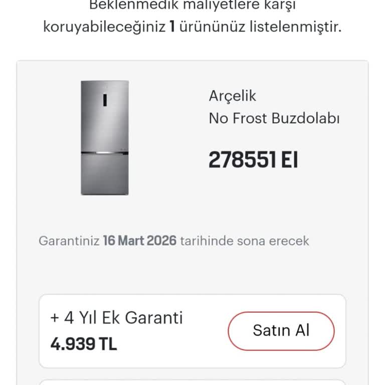 Arçelik Buzdolabı Arızası Ve Yetersiz Servis Desteği Mağduriyeti